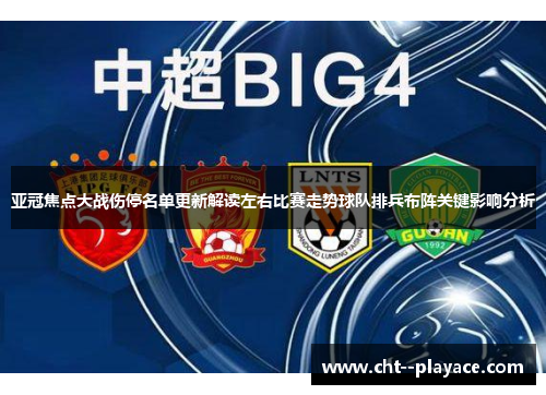 亚冠焦点大战伤停名单更新解读左右比赛走势球队排兵布阵关键影响分析